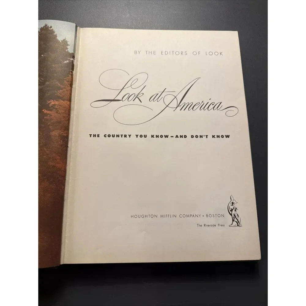 Vintage 1946 Look at America Hardcover Book Houghton Mifflin